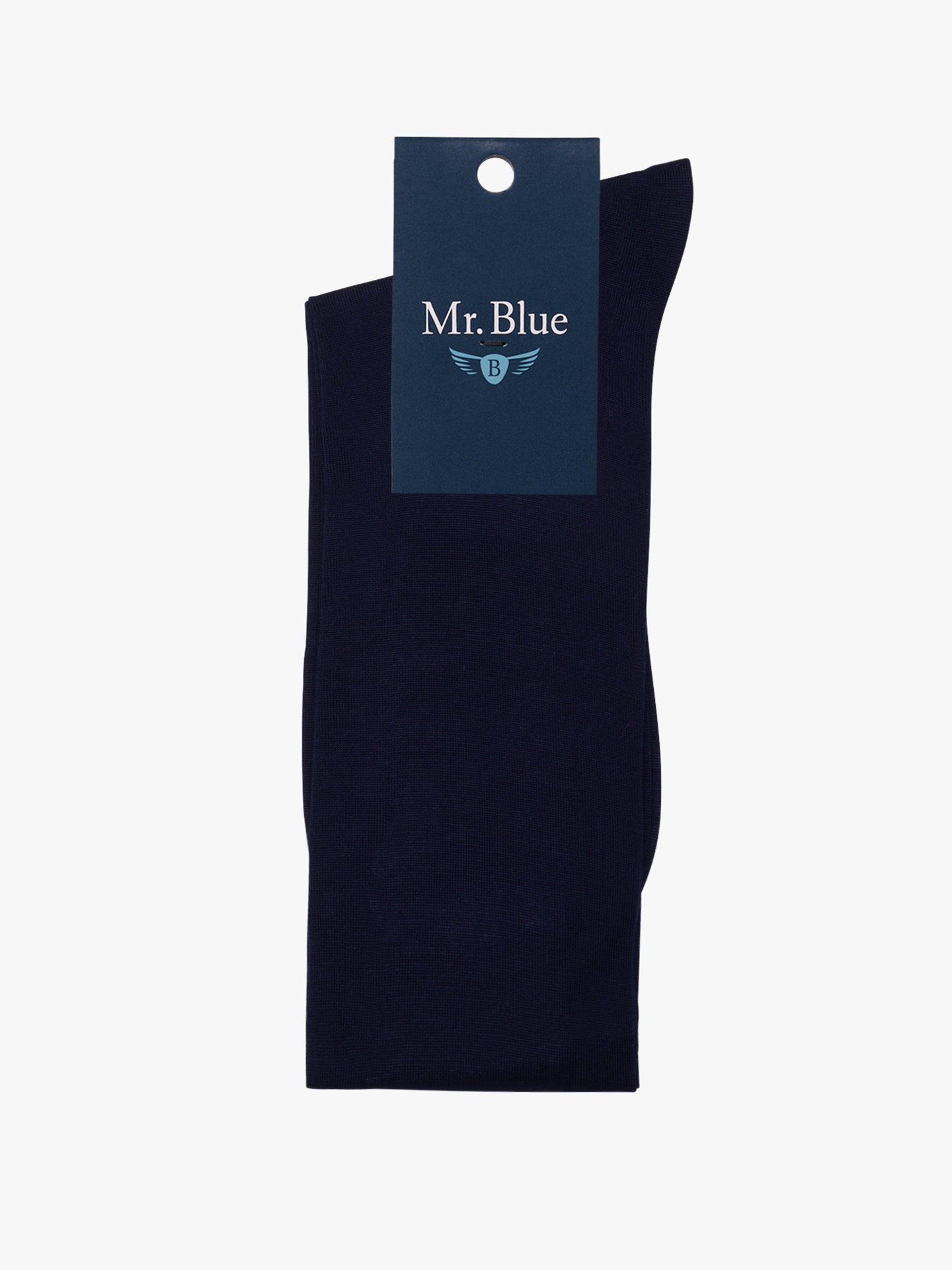 MEIAS ALGODÃO AZUIS REGULAR FIT MR. BLUE