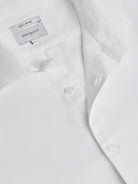 Camisa Algodão Branca Manga Comprida Regular Fit Mr. Blue