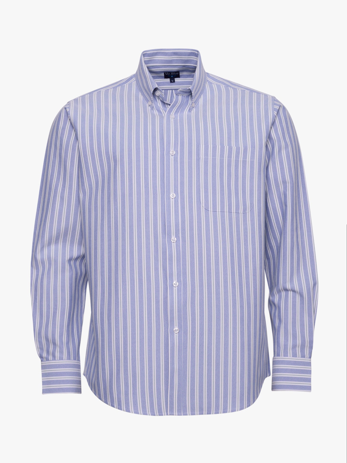 BLUE COTTON SHIRT LONG SLEEVE REGULAR FIT MR. BLUE