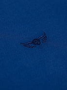 DOBBY BLUE LONG SLEEVE REGULAR FIT MR SHIRT. BLUE