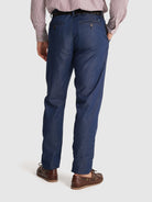 CALÇAS GANGA AZUIS REGULAR FIT MR. BLUE