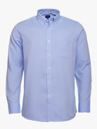 BLUE COTTON SHIRT LONG SLEEVE REGULAR FIT MR. BLUE