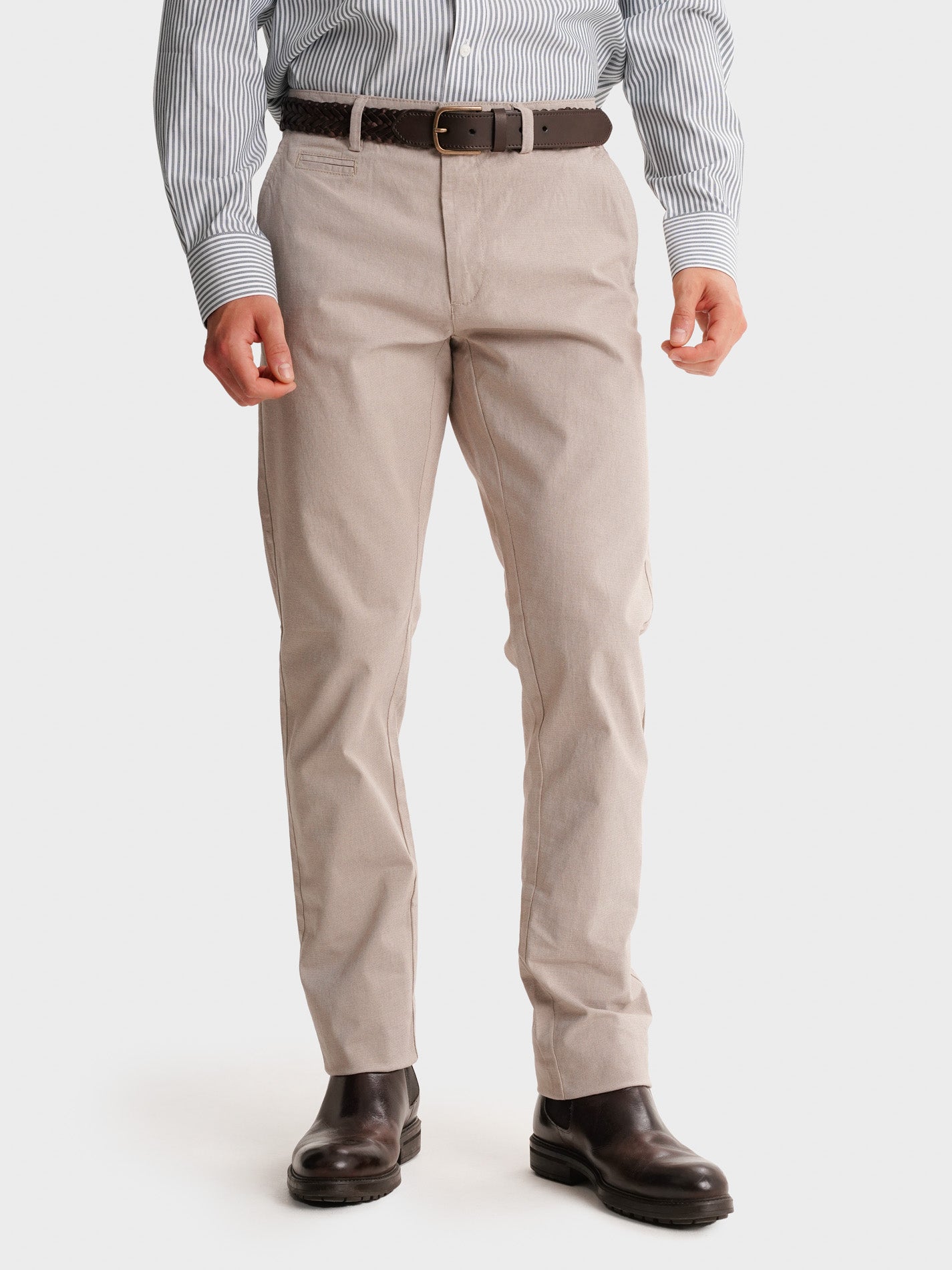 BEIGE SLIM FIT MR. BLUE