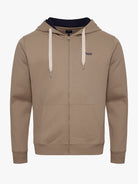 REGULAR FIT BEIGE HOODIE MR. BLUE