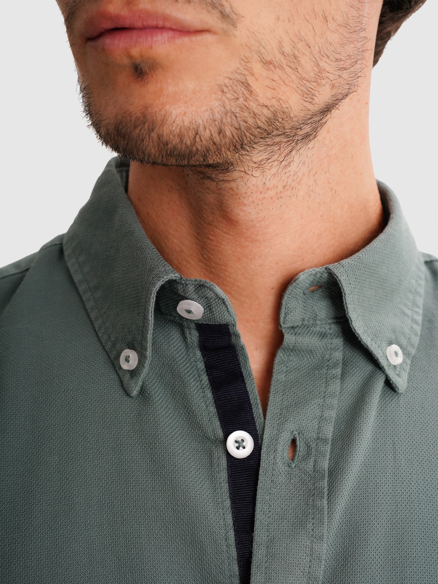 CAMISA MR VERDE REGULAR FIT. AZUL