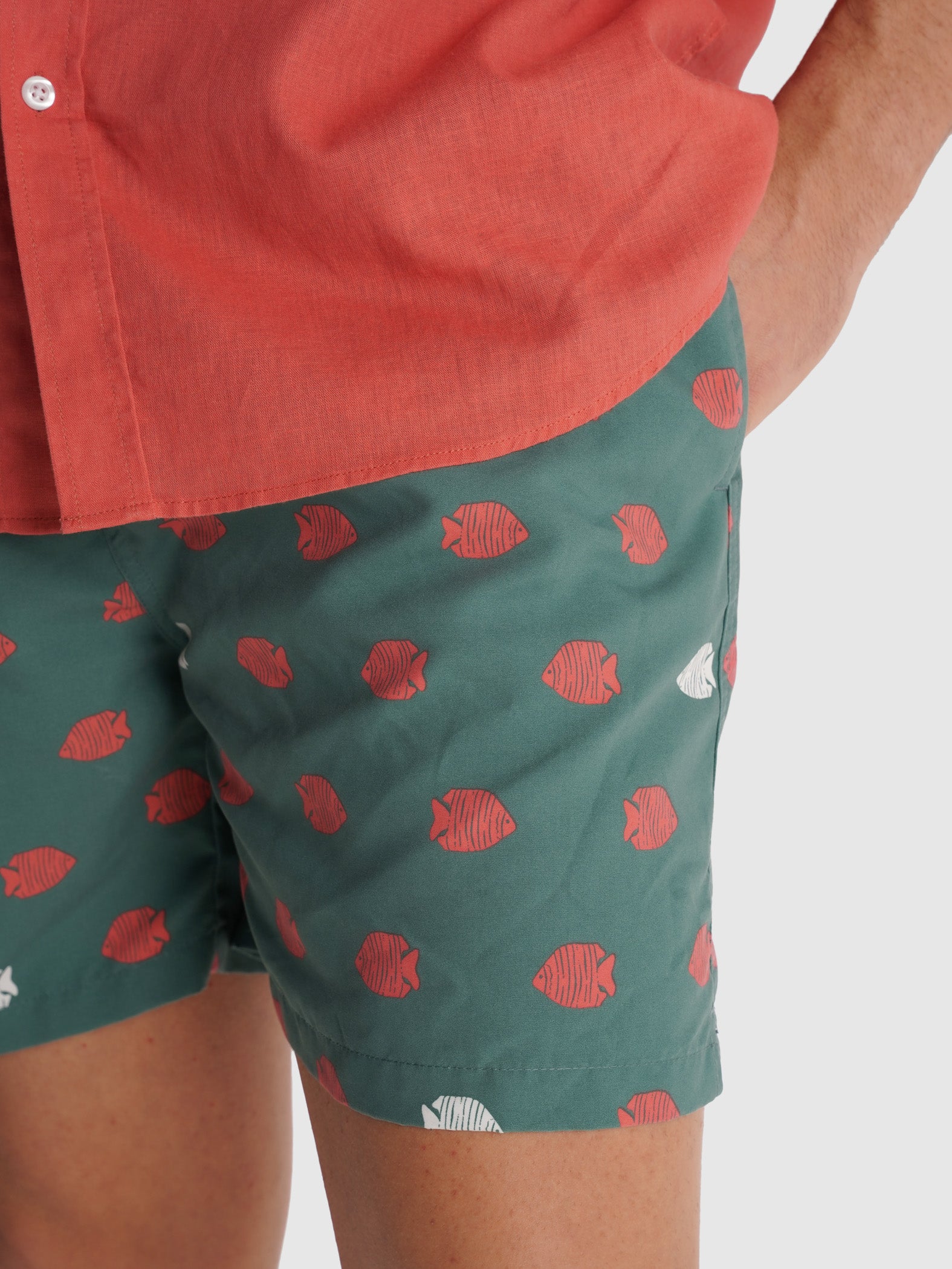 FATO BANHO AZUL REGULAR FIT MR. BLUE