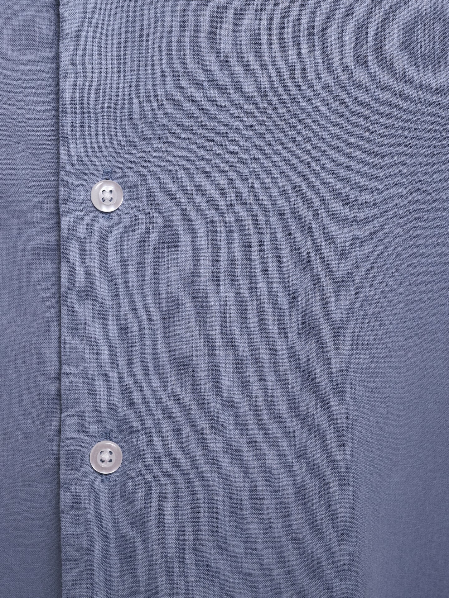BLUE LINEN SHIRT LONG SLEEVE SLIM FIT MR. BLUE