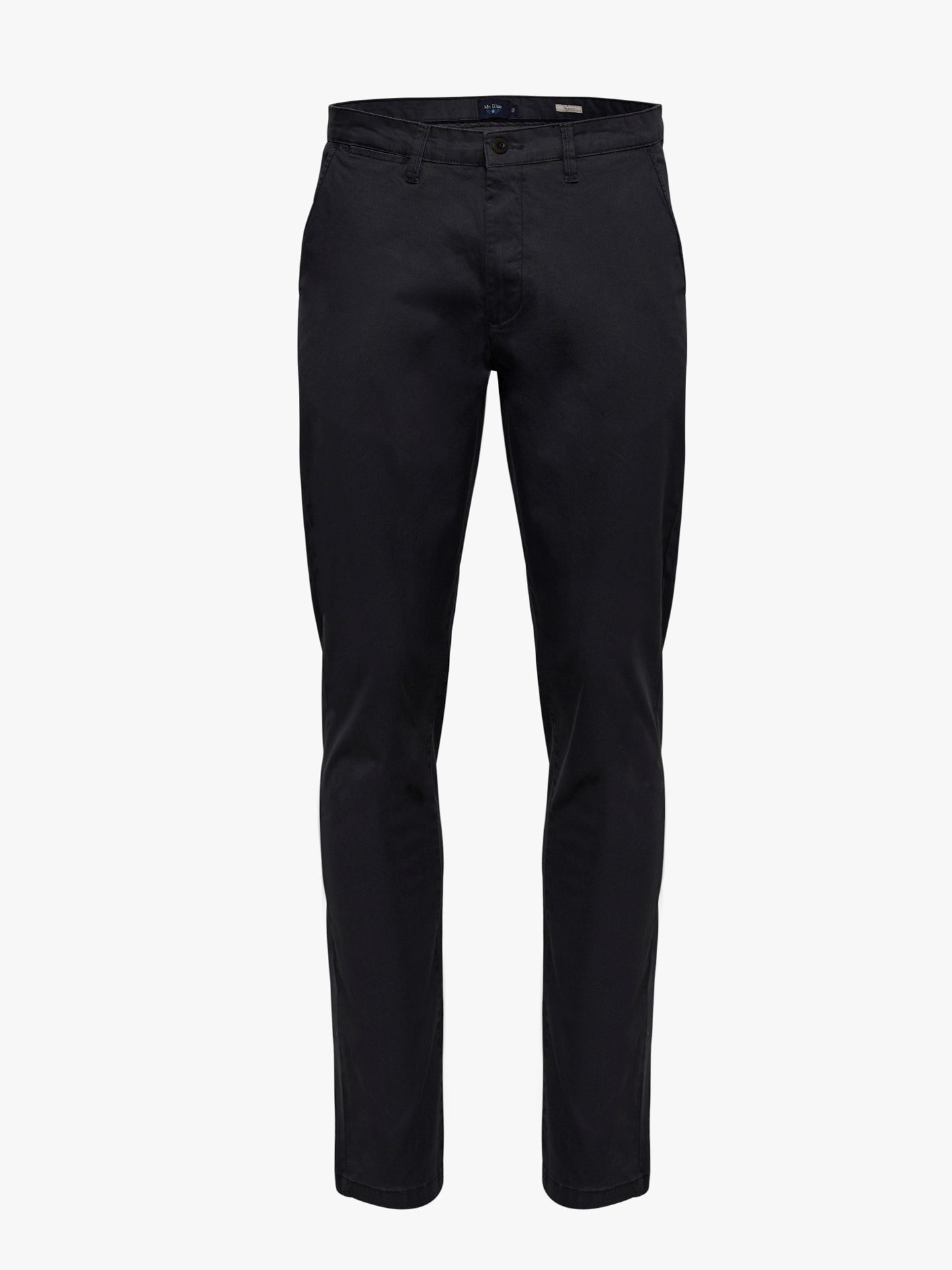 Pantalón chino azul de corte slim de Mr. Blue