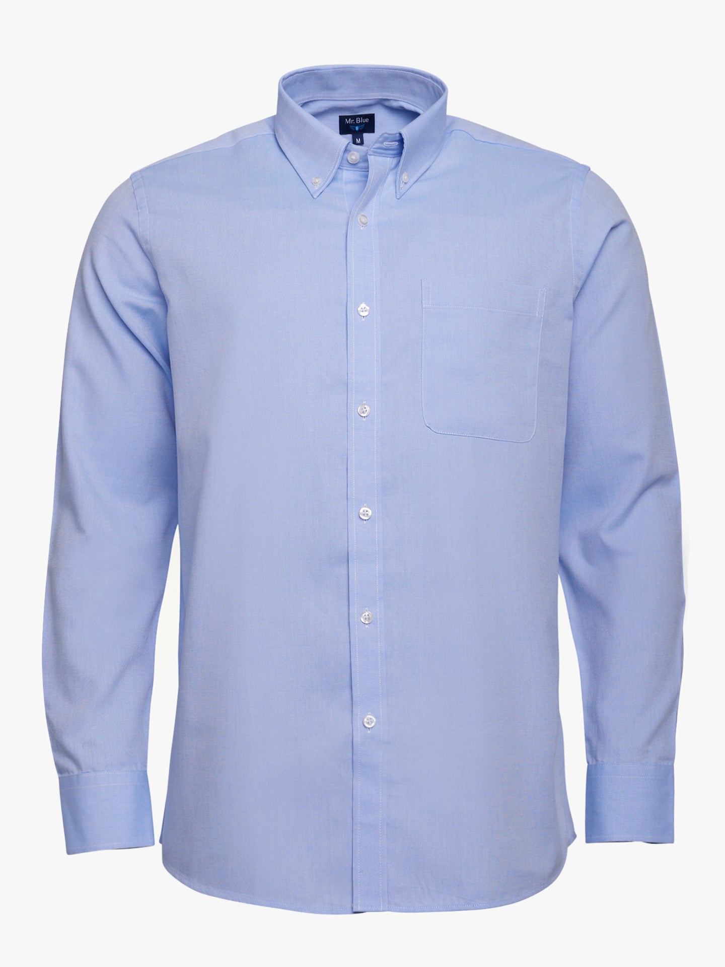 BLUE COTTON SHIRT LONG SLEEVE REGULAR FIT MR. BLUE