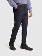 PANTALÓN SARGA AZUL SLIM FIT MR. AZUL