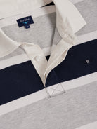 RUGBY GRIS MANGA LARGA REGULAR FIT MR. AZUL