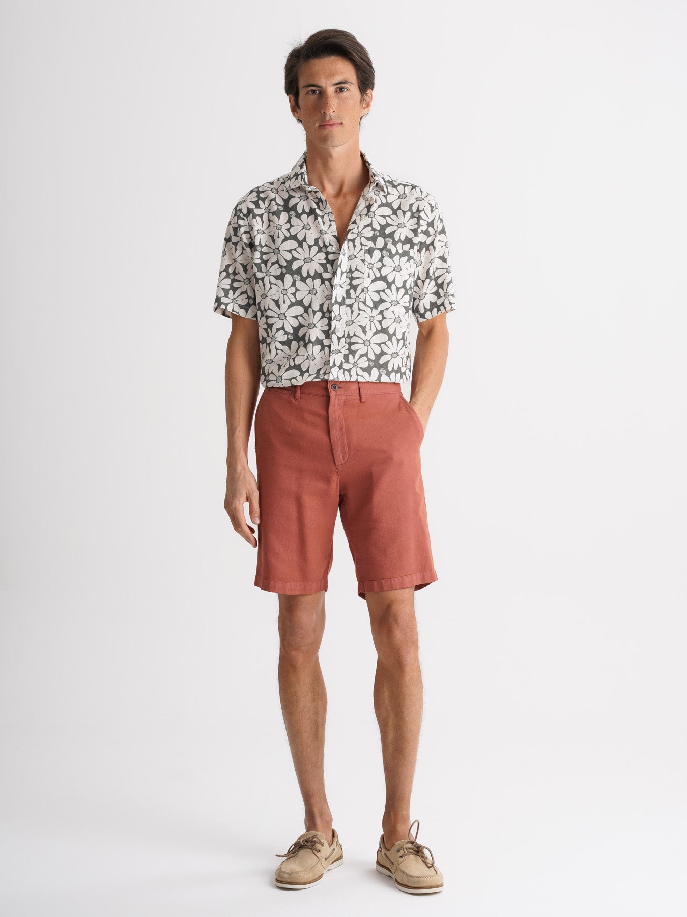 Pantalones rosas de corte regular Mr. Blue