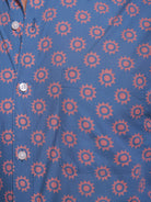 BLUE COTTON SHIRT SHORT SLEEVE REGULAR FIT MR. BLUE