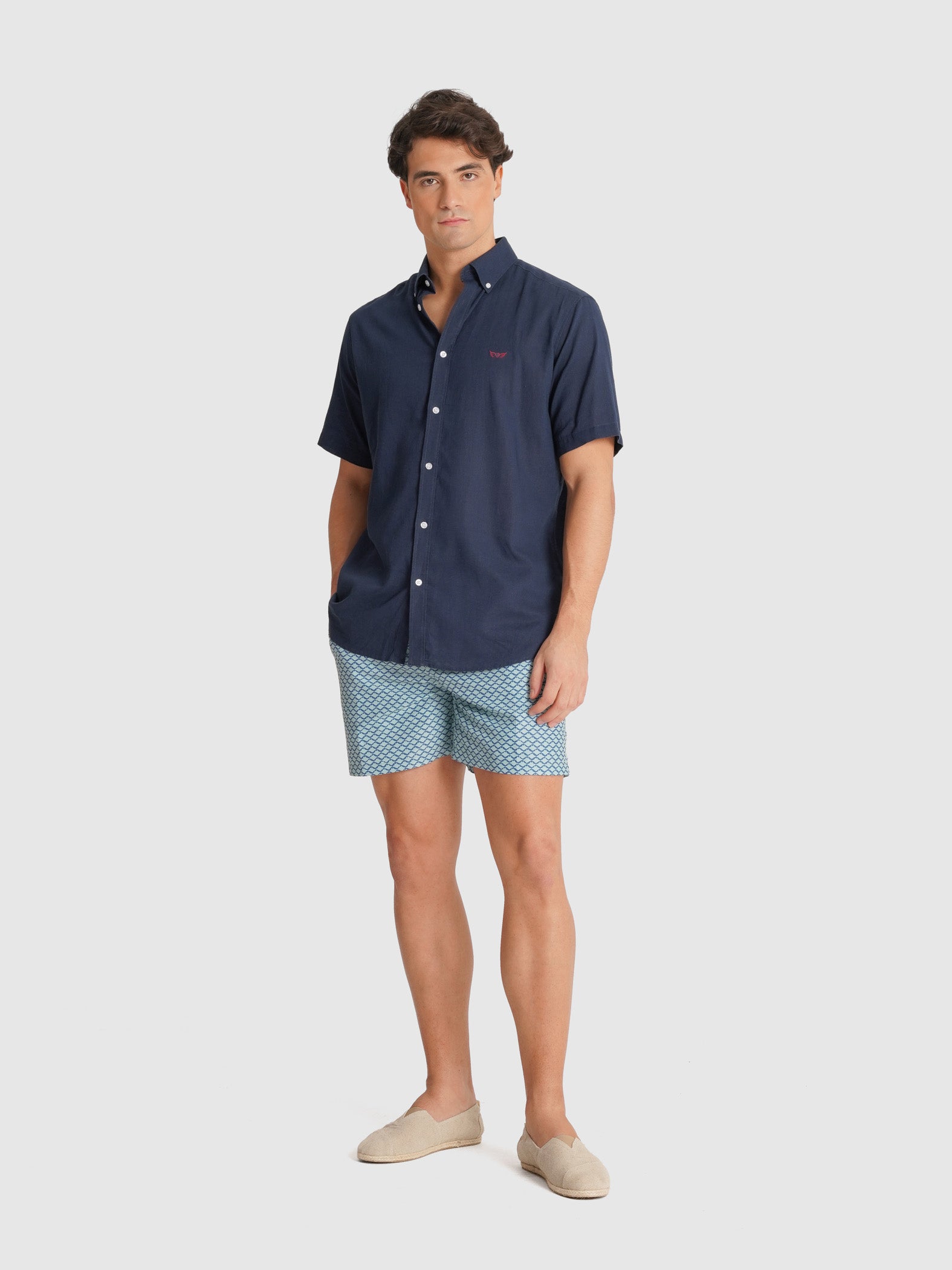 FATO BANHO AZUL REGULAR FIT MR. BLUE