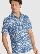 CAMISA AZUL MANGA CURTA REGULAR FIT MR. BLUE