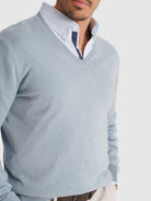 PULLOVER AZUL REGULAR FIT MR. BLUE