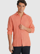 CAMISA ROSA MANGA COMPRIDA TAILORED FIT MARK BELLUCCI