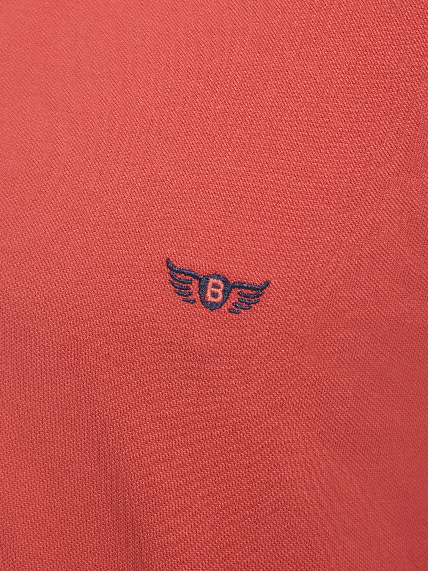 Polo Vermelho Manga Curta Regular Fit Mr. Blue