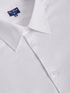 Camisa Oxford blanca de corte clásico Mr. Blue