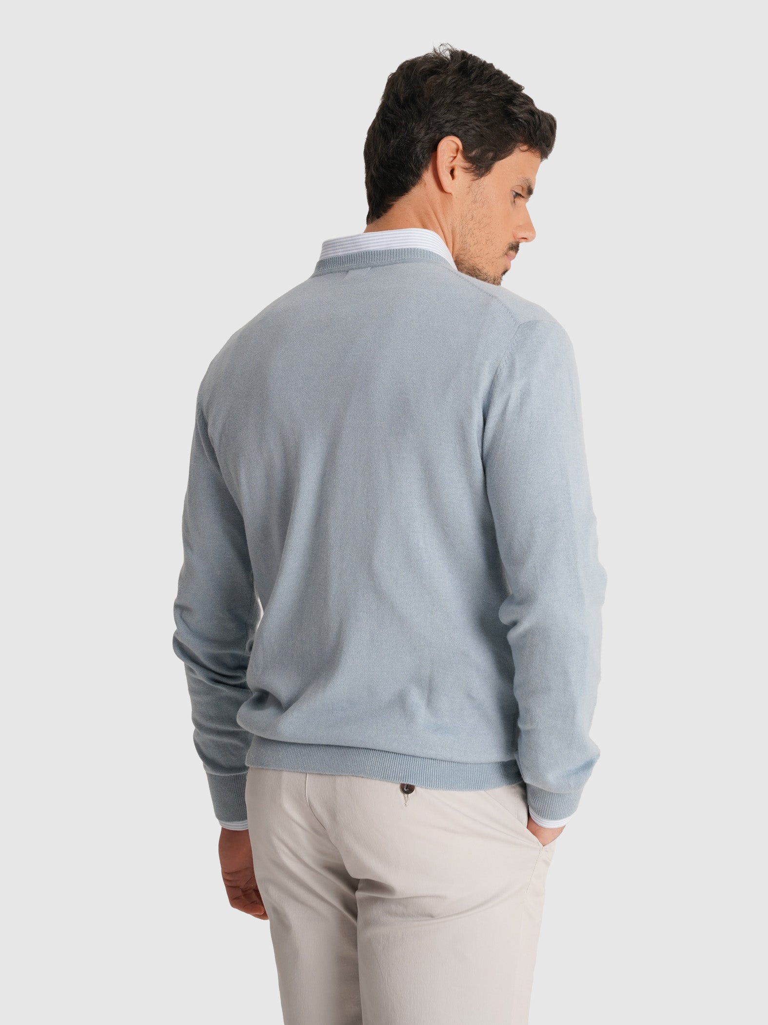 PULLOVER AZUL REGULAR FIT MR. BLUE