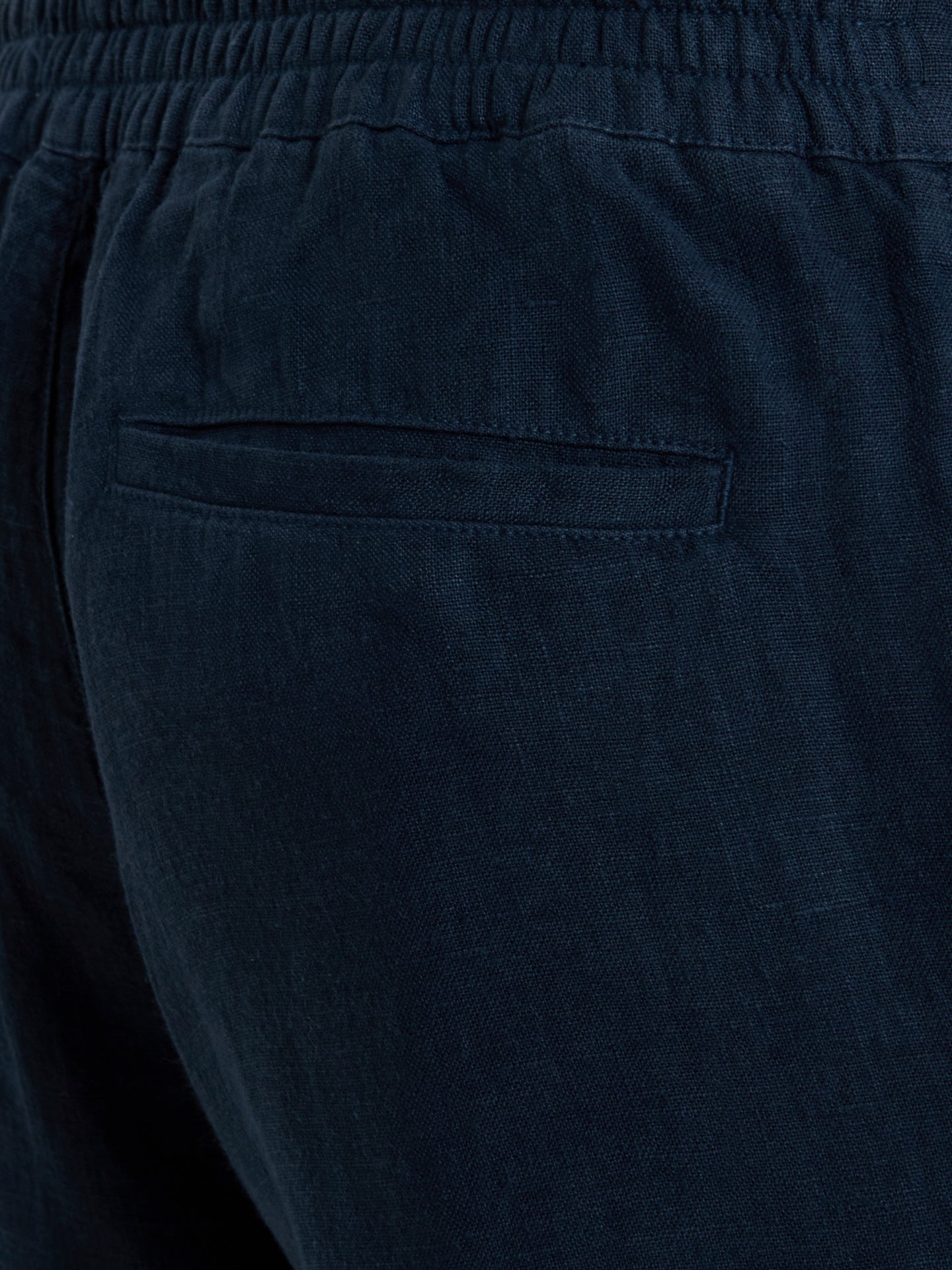 PANTALÓN LINO AZUL REGULAR FIT MARK BELLUCCI