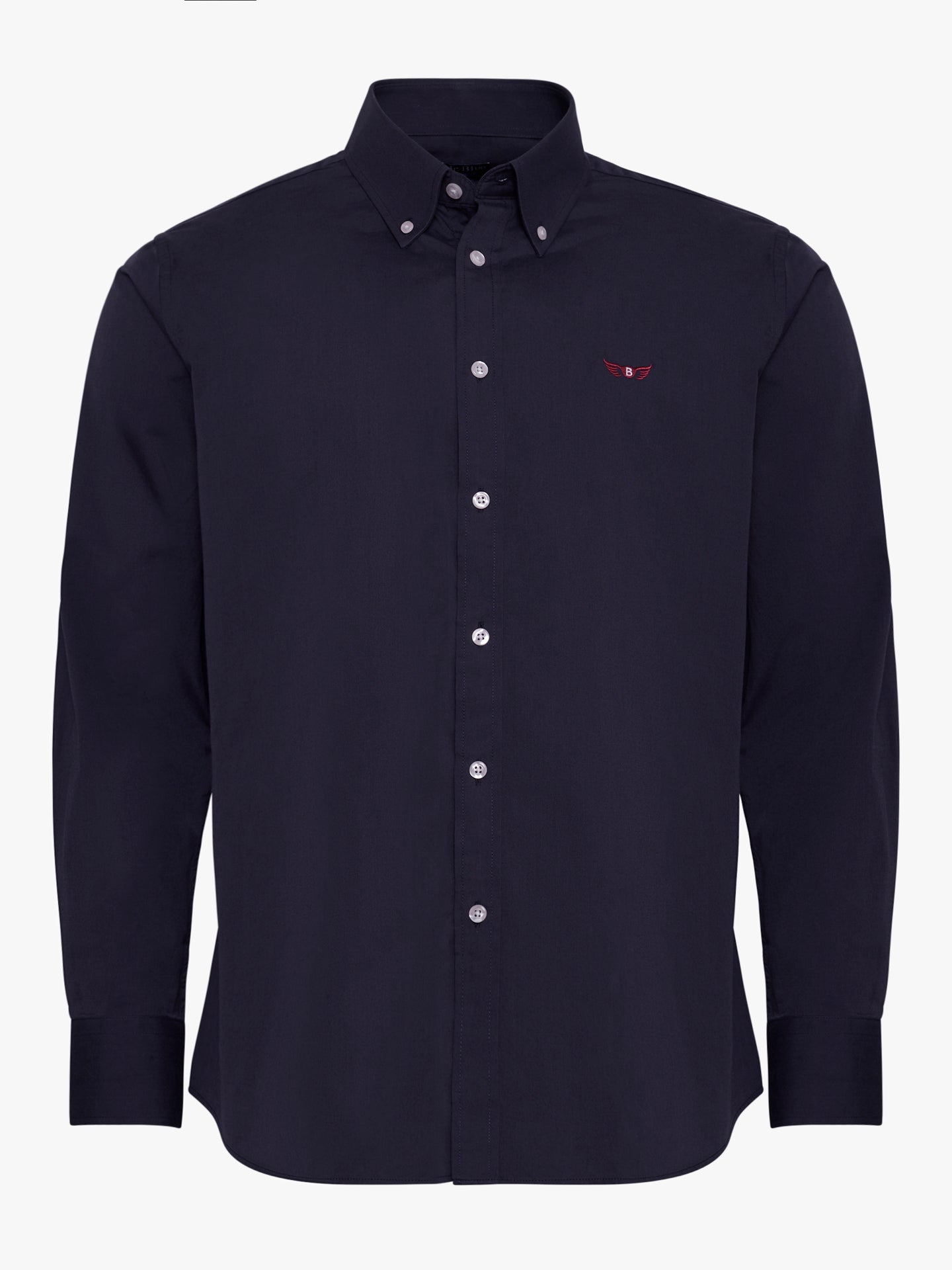 BLUE REGULAR FIT MR SHIRT. BLUE