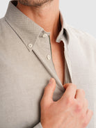 CAMISA FRANELA VERDE REGULAR FIT MR. AZUL