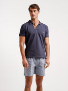 POLO AZUL MANGA CURTA REGULAR FIT MR. BLUE