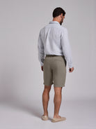 BERMUDA LINHO VERDES REGULAR FIT MARK BELLUCCI