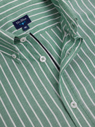CAMISA ALGODÃO VERDE MANGA COMPRIDA REGULAR FIT MR. BLUE