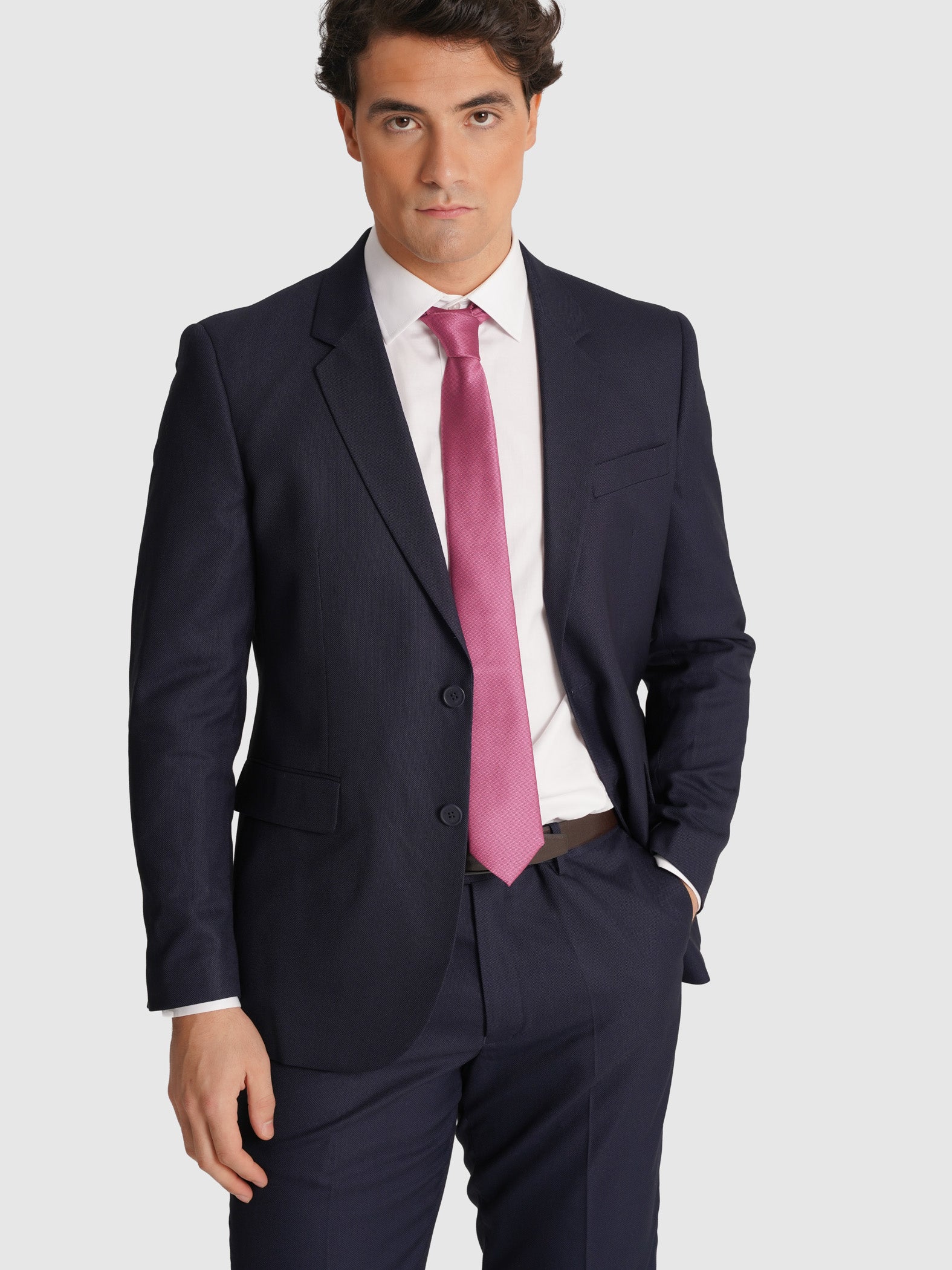 FATO AZUL MANGA COMPRIDA REGULAR FIT MR. BLUE