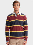 RUGBY BLUE COTTON LONG SLEEVE REGULAR FIT MR. BLUE