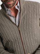 Pullover Lã Verde Com Cotoveleira Regular Fit Mr. Blue