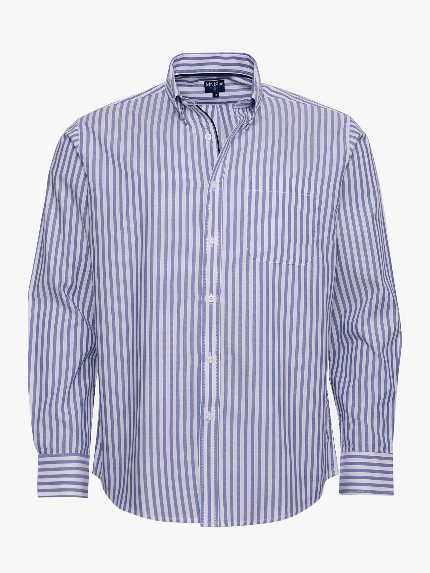 BLUE COTTON SHIRT LONG SLEEVE REGULAR FIT MR. BLUE
