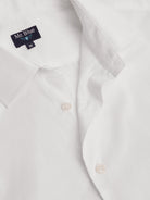 CAMISA MR SLIM FIT DE ALGODÓN BLANCO MANGA LARGA. AZUL