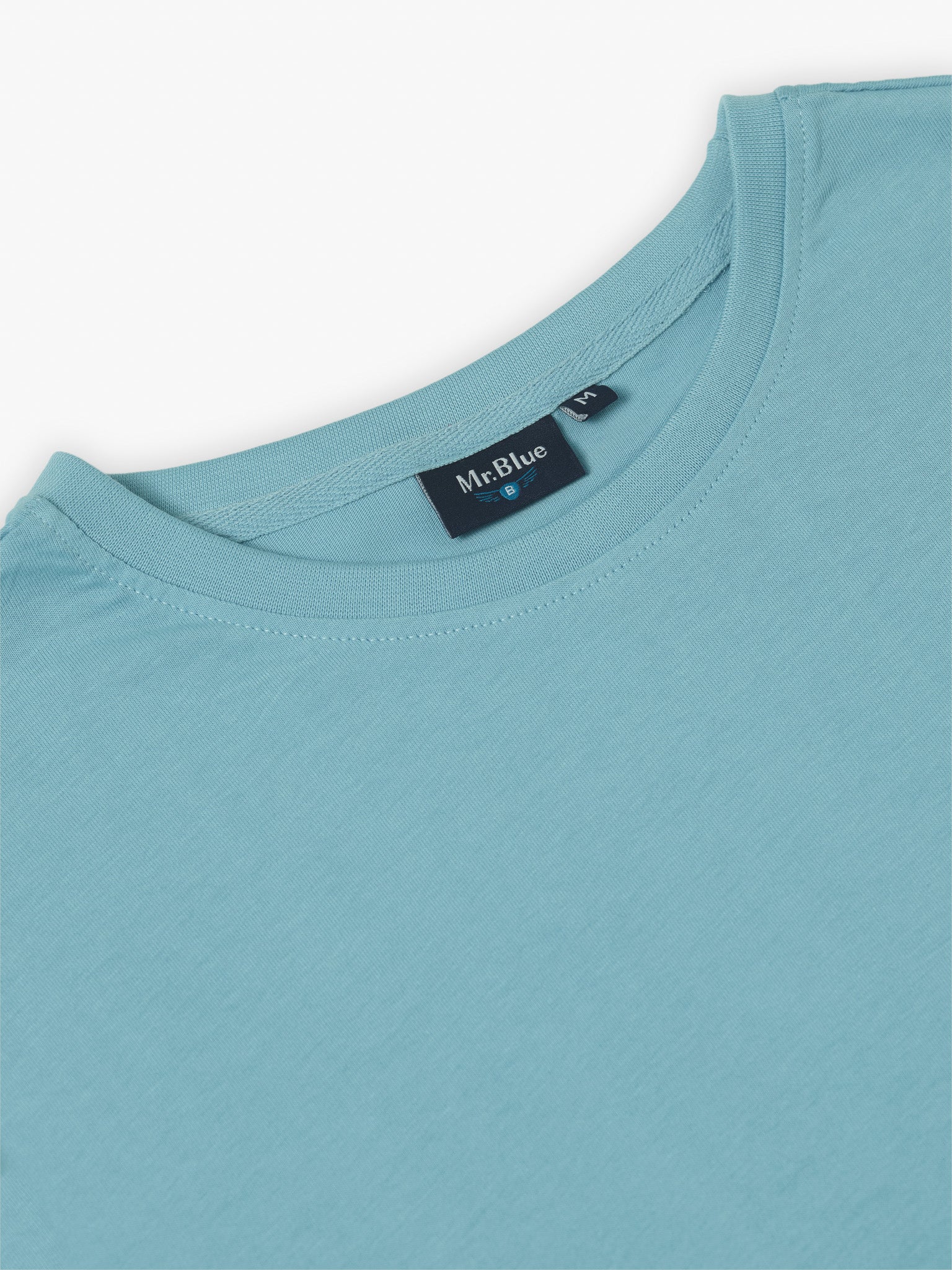 CAMISETA VERDE MANGA CORTA REGULAR FIT MR. AZUL