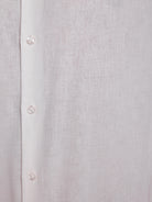 Camisa Linho Branca Manga Comprida Slim Fit Mr. Blue