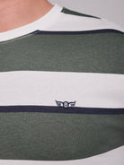 T-SHIRT ALGODÃO VERDE MANGA CURTA REGULAR FIT MR. BLUE