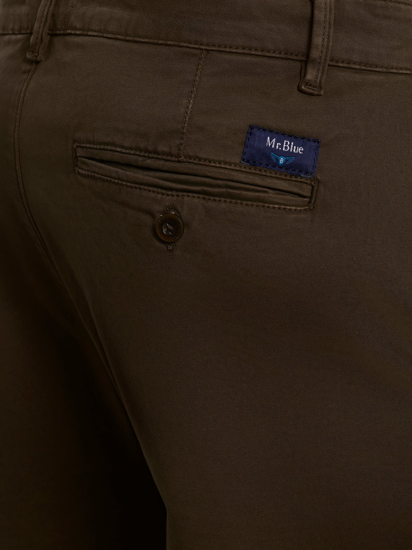 GREEN REGULAR FIT MR. BLUE