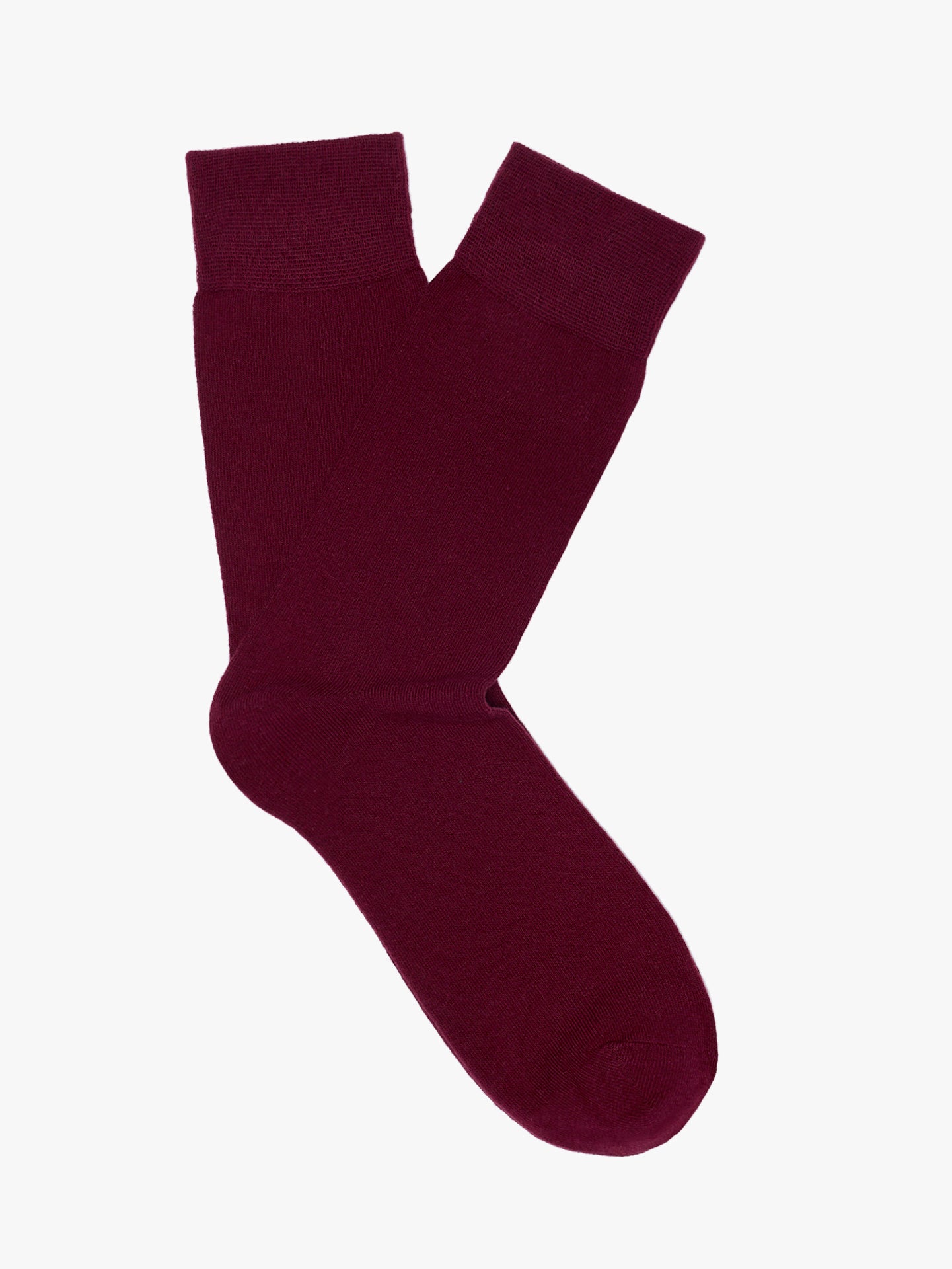 MEIAS ALGODÃO BORDEAUX REGULAR FIT MR. BLUE