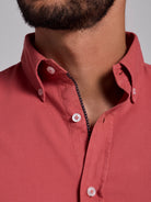 PINK COTTON SHIRT LONG SLEEVE REGULAR FIT MR. BLUE