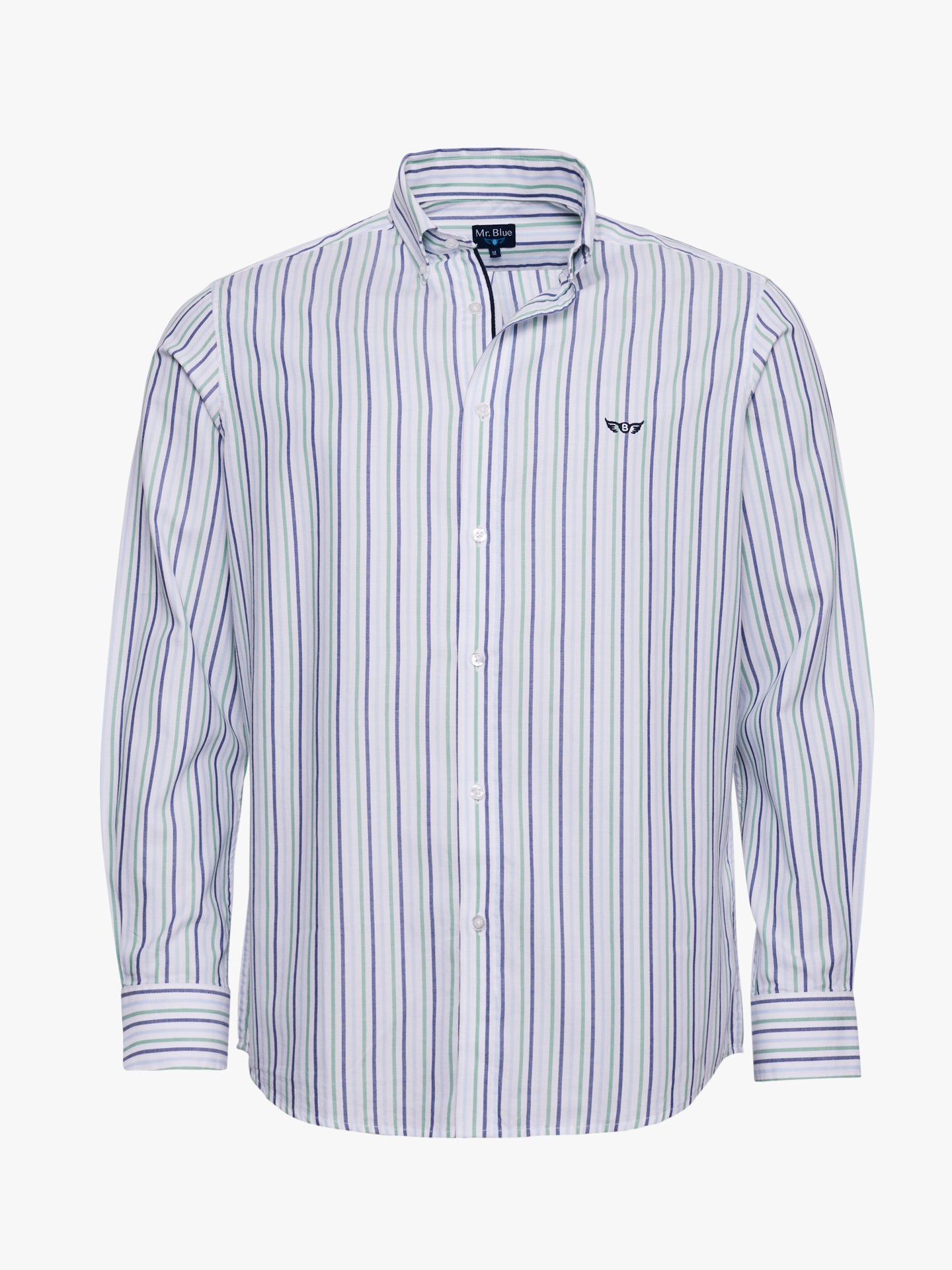 BLUE COTTON SHIRT LONG SLEEVE REGULAR FIT MR. BLUE