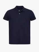 Polo Algodão Azul Manga Curta Regular Fit Mr. Blue