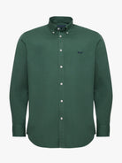 GREEN COTTON SHIRT LONG SLEEVE REGULAR FIT MR. BLUE