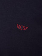 T-SHIRT ALGODÃO AZUL MANGA CURTA REGULAR FIT MR. BLUE