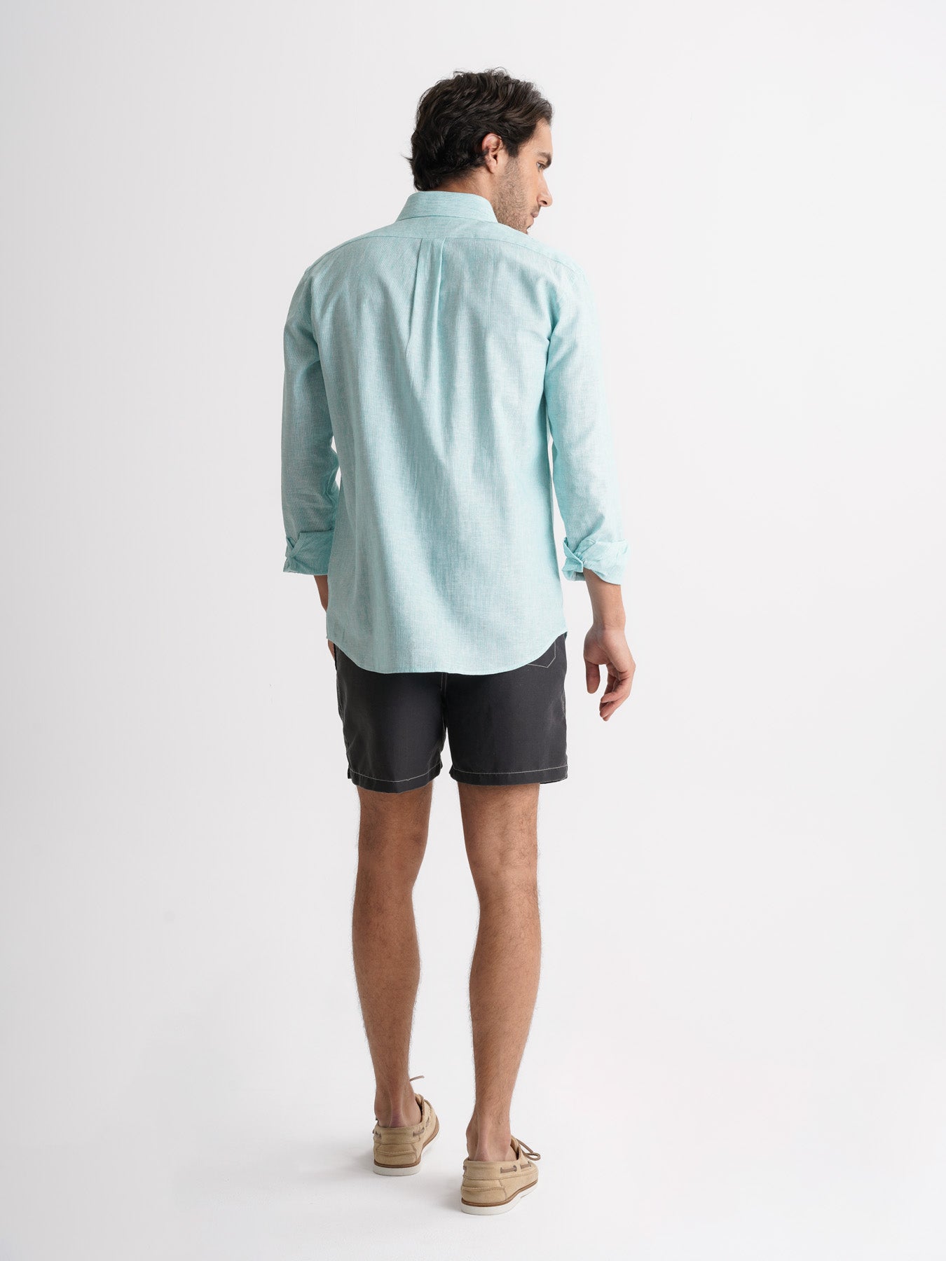 Camisa Regular Fit Oxford Azul Mr. Blue