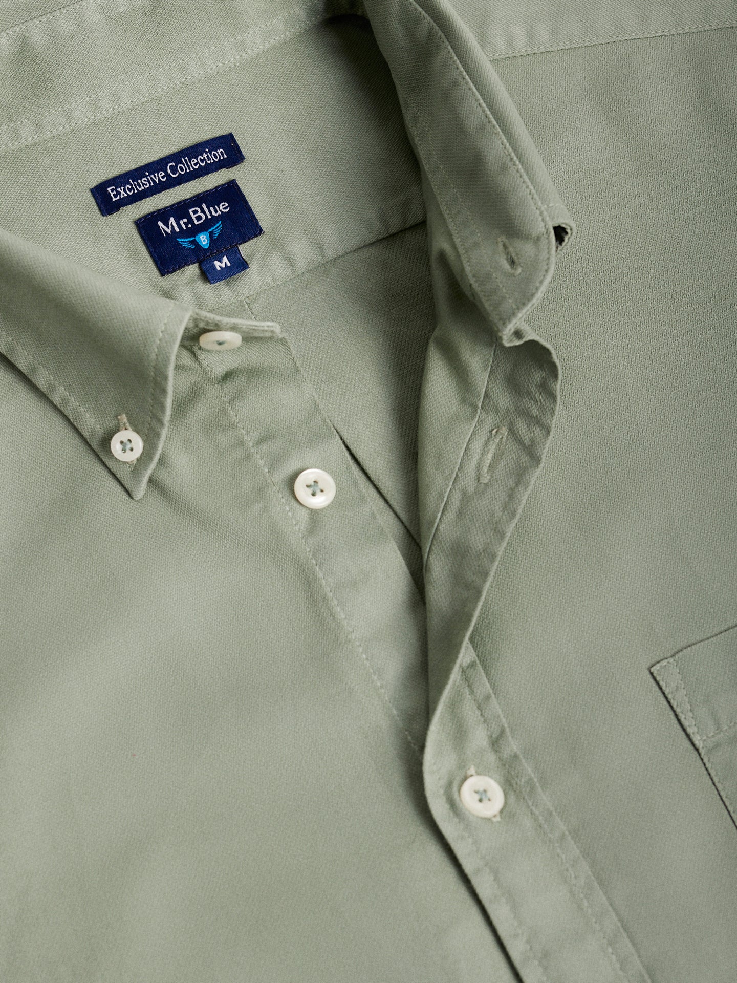 CAMISA MR VERDE REGULAR FIT. AZUL