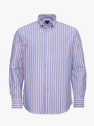 BLUE COTTON SHIRT LONG SLEEVE REGULAR FIT MR. BLUE