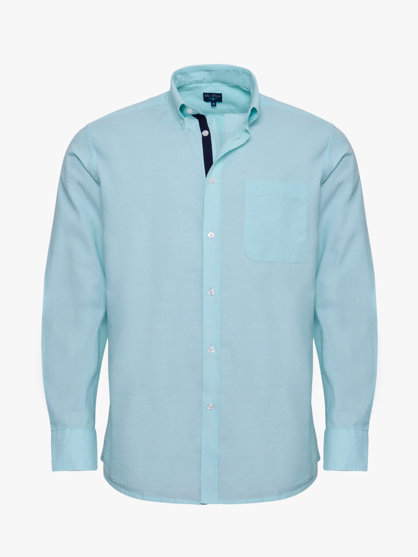 BLUE COTTON SHIRT LONG SLEEVE REGULAR FIT MR. BLUE
