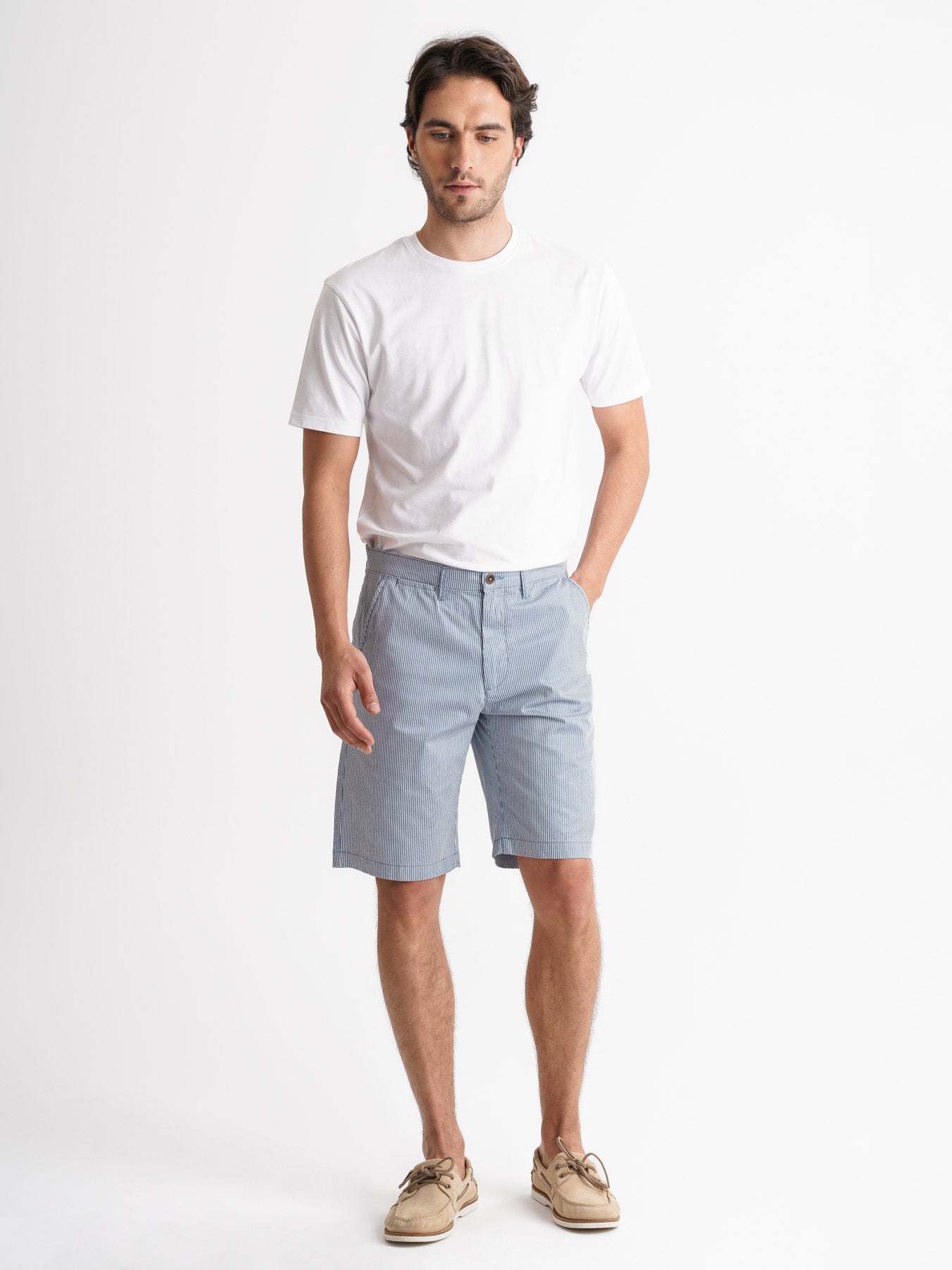 Mr. Blue Regular Fit Blue Shorts